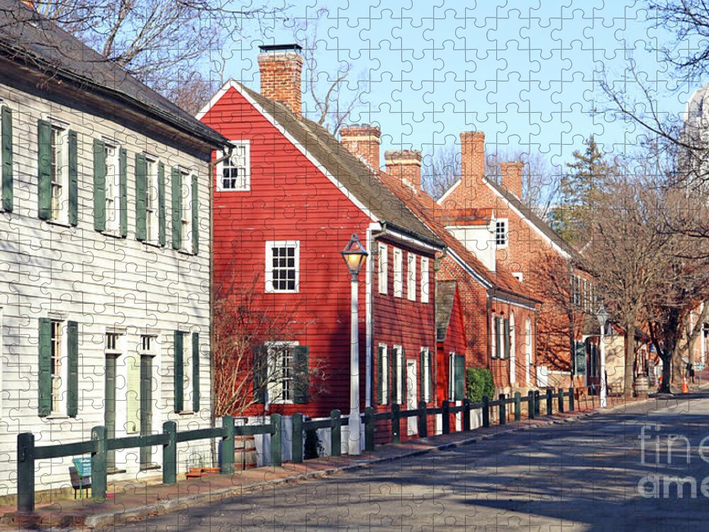 Winston Salem Jigsaw Puzzle featuring the photograph Old Salem 9957 by Jack Schultz
