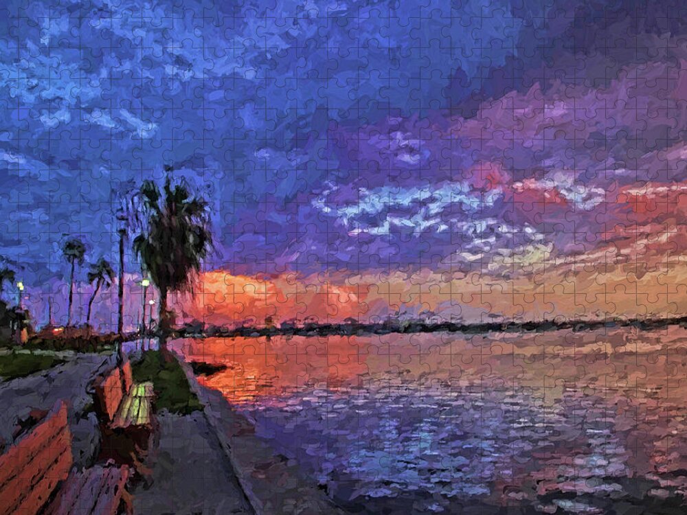 Manatee River Jigsaw Puzzle featuring the photograph On The Waterfront by HH Photography of Florida