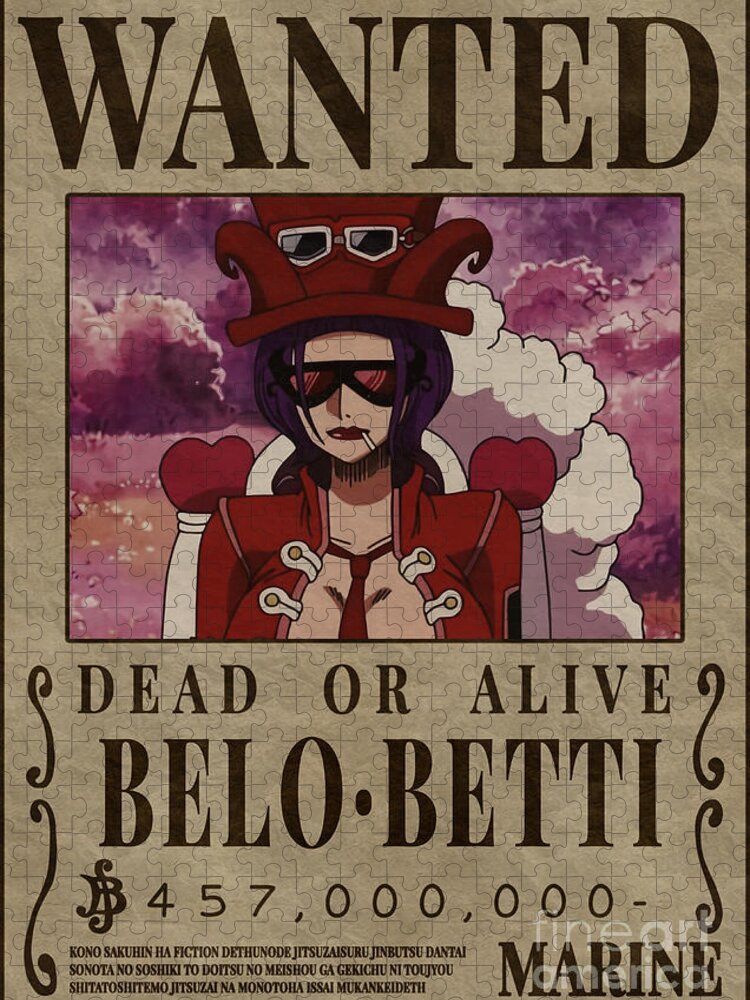 One Piece Wanted Posters 1,000-Piece Puzzle