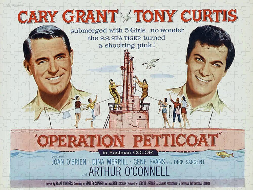 Operation Petticoat Jigsaw Puzzle featuring the photograph Operation Petticoat by Vintage Hollywood Archive