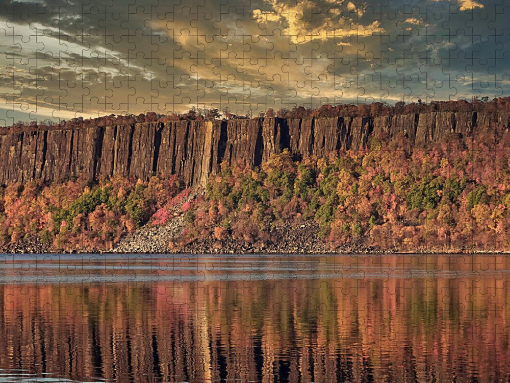 Autumn Jigsaw Puzzle featuring the photograph Palisades Autumn Colors by Russ Considine