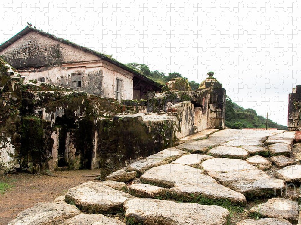 Portobelo Jigsaw Puzzle featuring the photograph Panama's Portobelo Gold Road by L Bosco