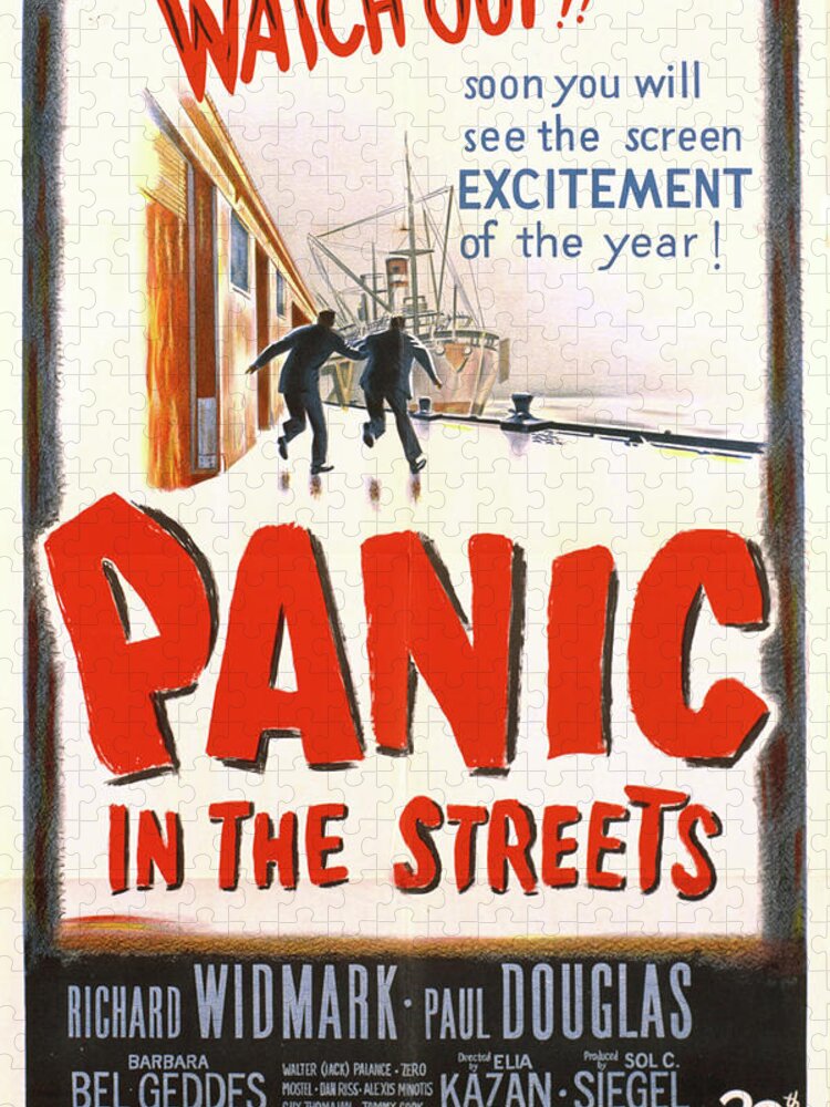Panic In The Streets Jigsaw Puzzle featuring the photograph Panic in the Streets, 1950 by Vintage Hollywood Archive