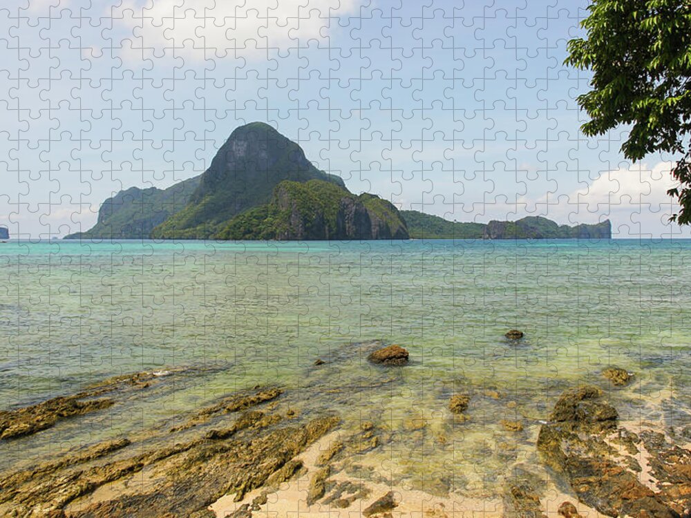 El Nido Jigsaw Puzzle featuring the photograph Paradise Island by Josu Ozkaritz