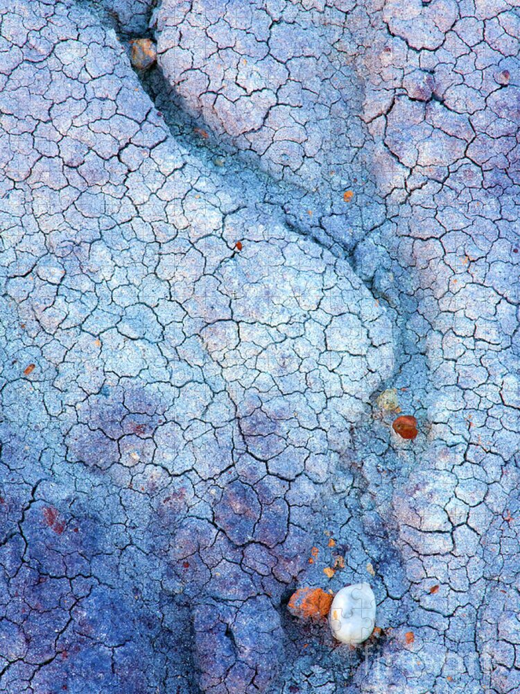 Desert Jigsaw Puzzle featuring the photograph Parched Blue by Michael Dawson