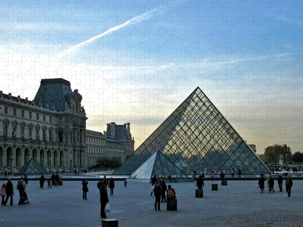 Puzzle Louvre Museum, Paris, France - 1000 pièces -Bluebird-Puzzle-F-90292