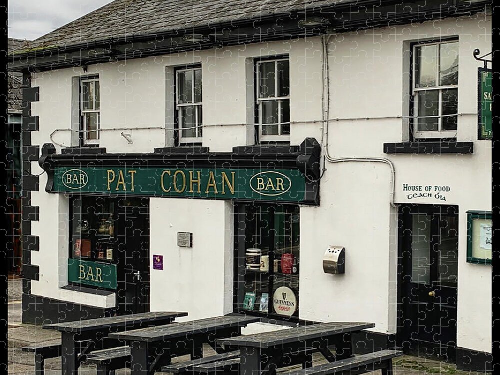 Pub Jigsaw Puzzle featuring the photograph Pat Cohan's Pub in Tuam, Ireland by Peggy Dietz