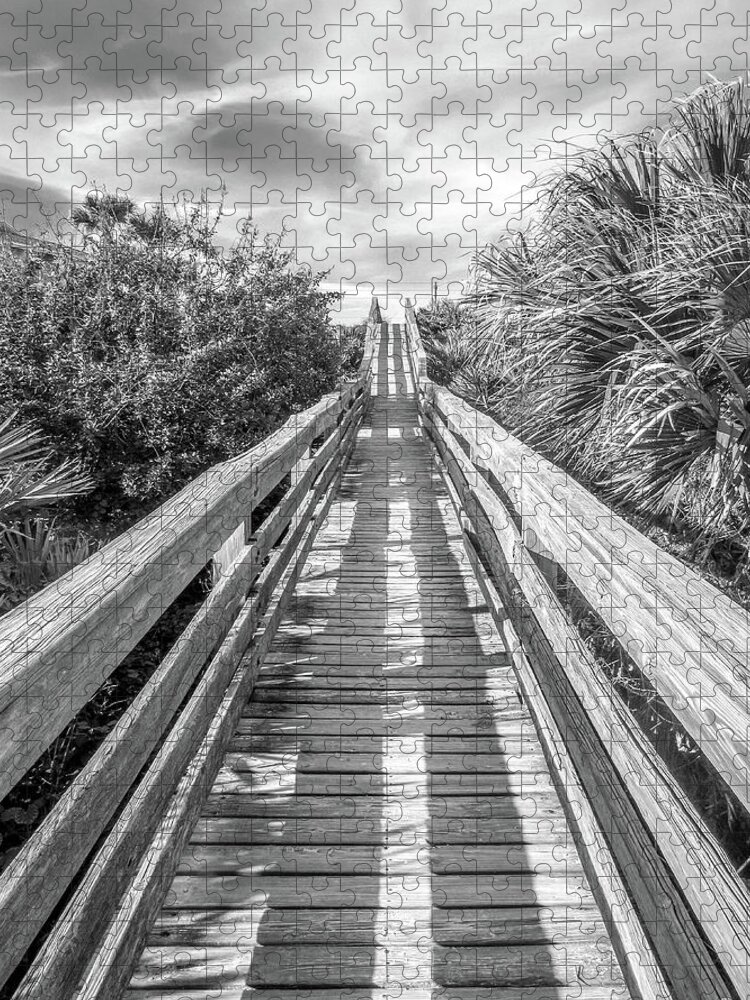 Boardwalk Jigsaw Puzzle featuring the photograph Path to the Edge by W Chris Fooshee