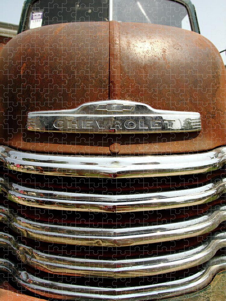 Chevrolet Jigsaw Puzzle featuring the photograph Patina by Lens Art Photography By Larry Trager