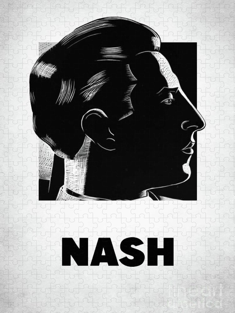Paul Nash Jigsaw Puzzle featuring the digital art Paul Nash by Bo Kev