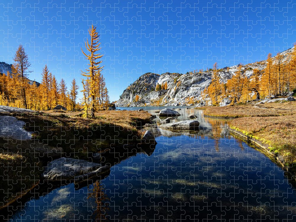Core Jigsaw Puzzle featuring the photograph Perfection Lake 4 by Pelo Blanco Photo