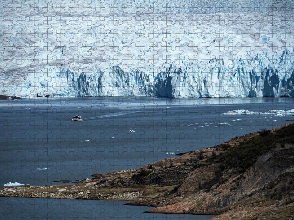 2022 Jigsaw Puzzle featuring the photograph Perito Moreno Glacier A150367-1591-1 by Deidre Elzer-Lento