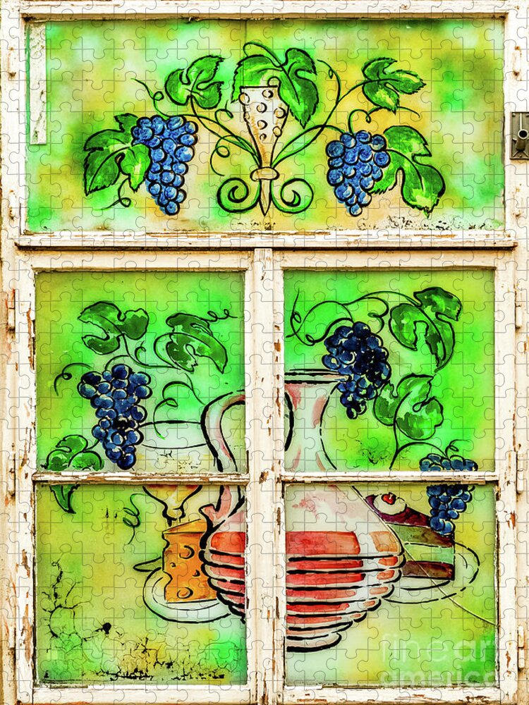 Pretty Window Jigsaw Puzzle featuring the photograph Picturesque Window in Prague by M G Whittingham
