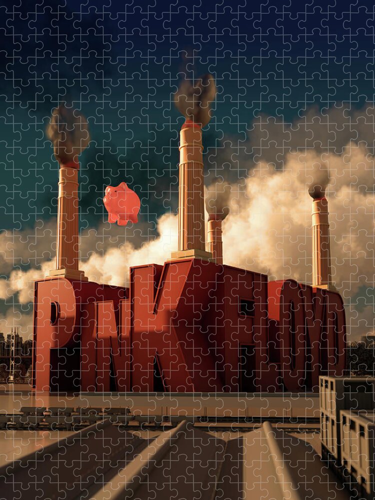 Pink Floyd Animals Jigsaw Puzzle by Andres Hurtado - Pixels