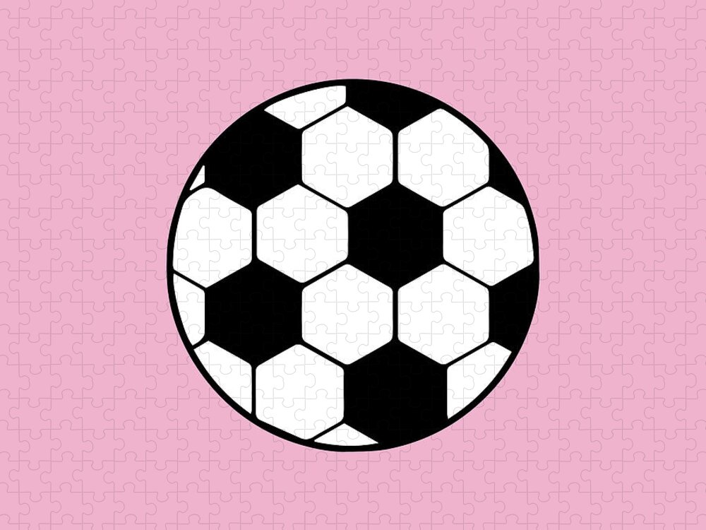 Soccer Ball puzzle - 6 pcs - size Medium
