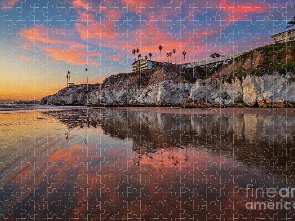 Pismo Jigsaw Puzzle featuring the photograph Pismo Beach Sunset by Mimi Ditchie