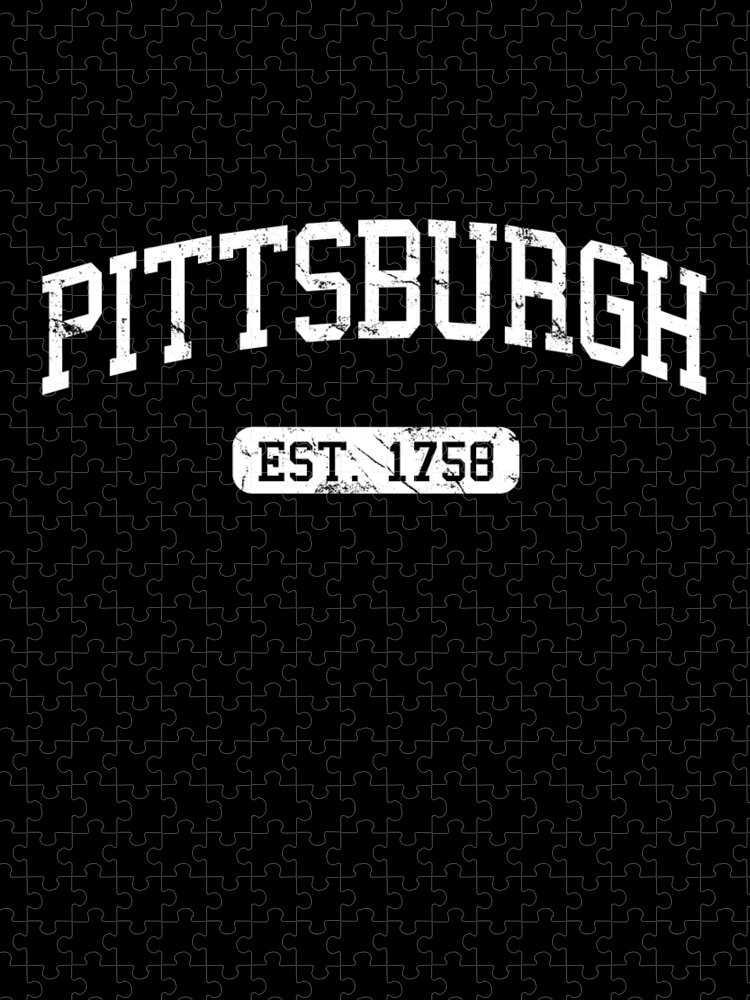 Pittsburgh History Jigsaw Puzzle featuring the digital art Pittsburgh 1758 by Flippin Sweet Gear
