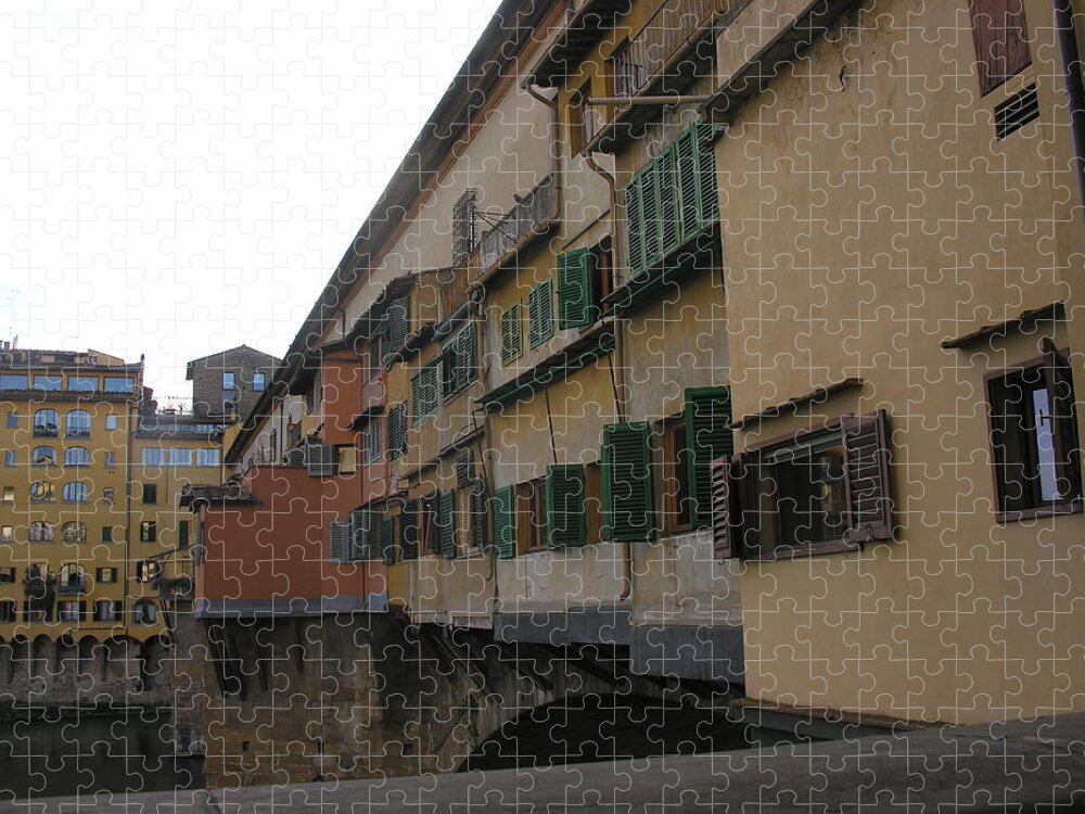 Ponte Vecchio Jigsaw Puzzle featuring the photograph Ponte Vecchio by Regina Muscarella