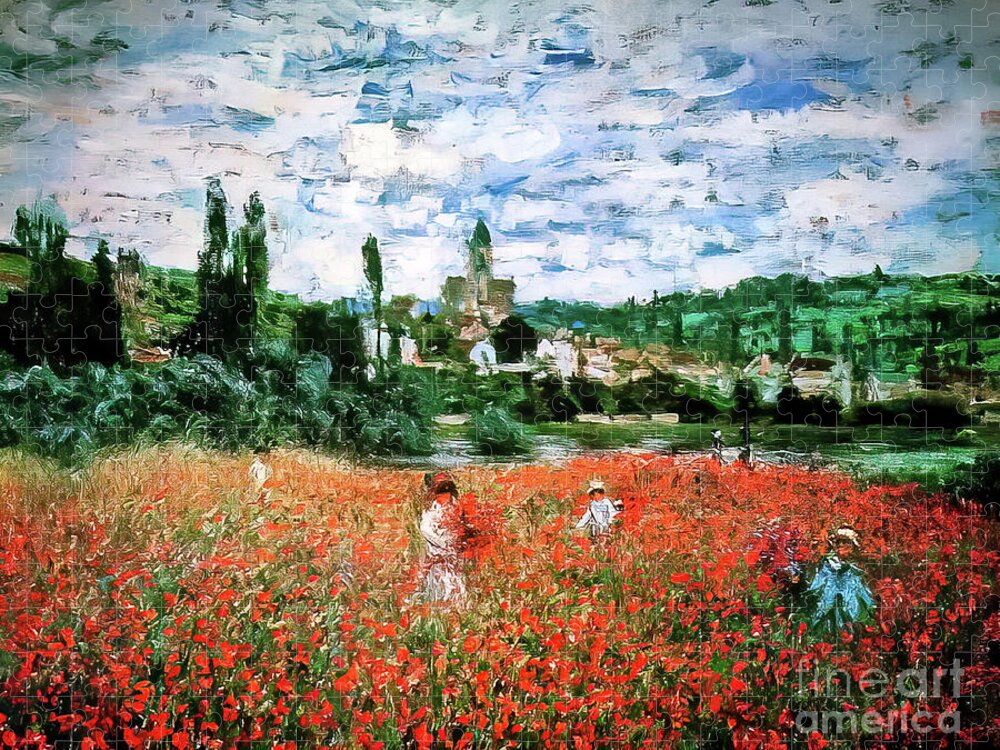 Eurographics jigsaw puzzle 1000 The Poppy Field by Claude Monet 