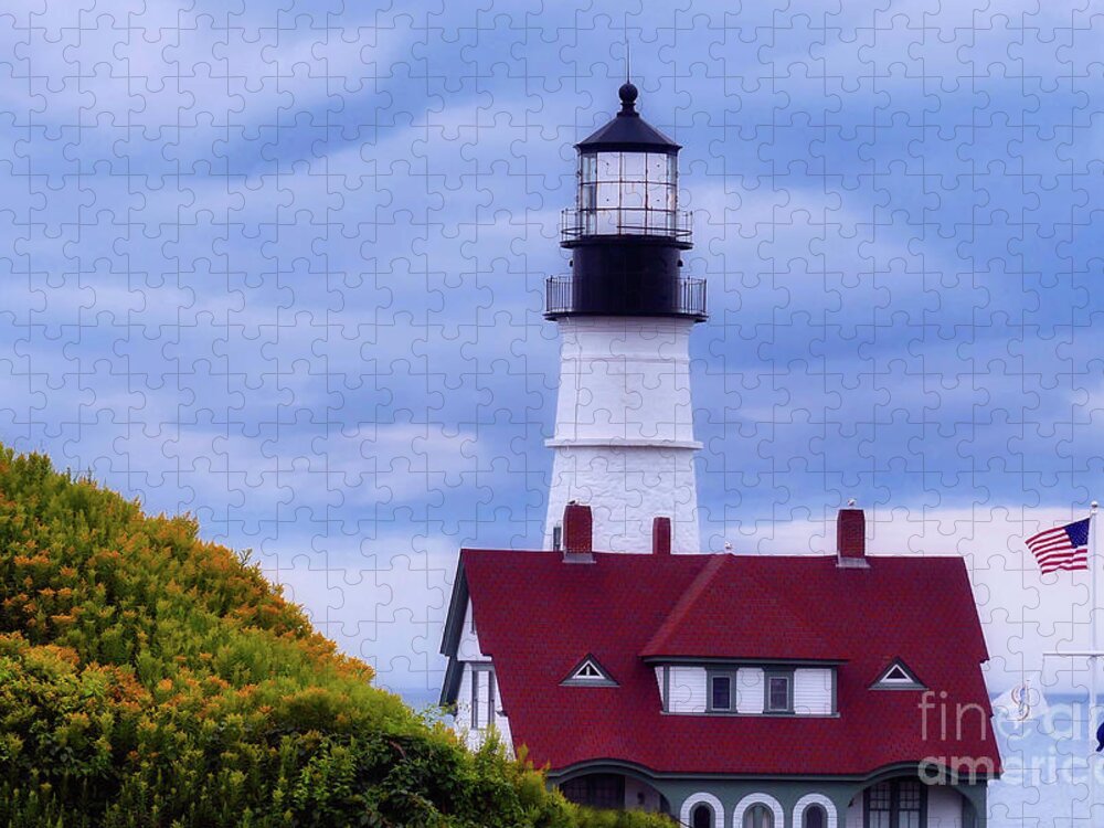 Water Jigsaw Puzzle featuring the photograph Portland Head by Amy Dundon