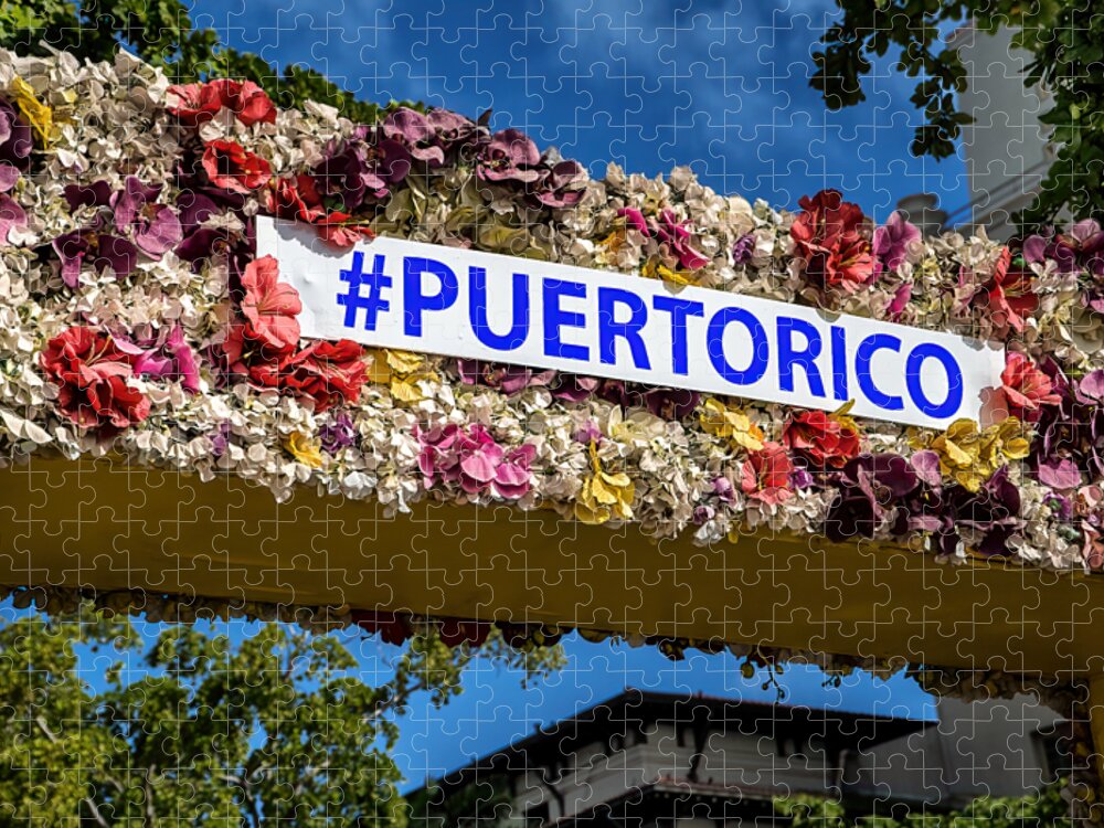 Old San Juan Jigsaw Puzzle featuring the photograph PUERTORICO hashtag, San Juan, Puerto Rico. by Phil Cardamone