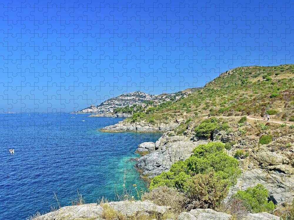 Landscape Jigsaw Puzzle featuring the photograph Punta Falconera by Monika Salvan