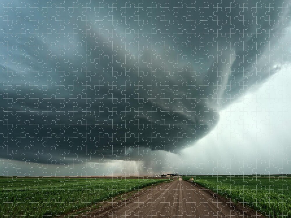 Weather Jigsaw Puzzle featuring the photograph Quinter, Kansas by Colt Forney