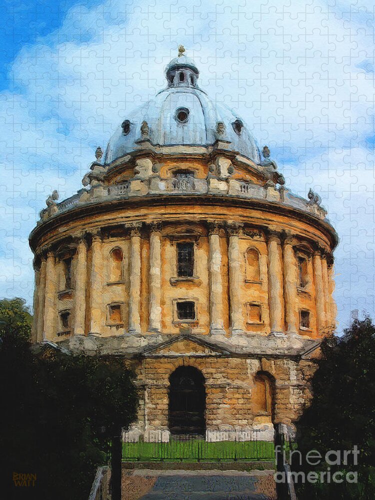 Radcliff Camera Jigsaw Puzzle featuring the photograph Radcliff Camera Oxford by Brian Watt