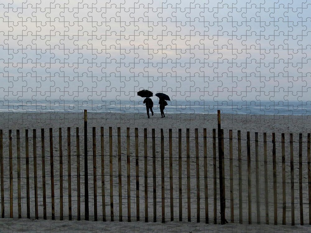 Cape May Jigsaw Puzzle featuring the photograph Rainy Day in Cape May by Linda Stern