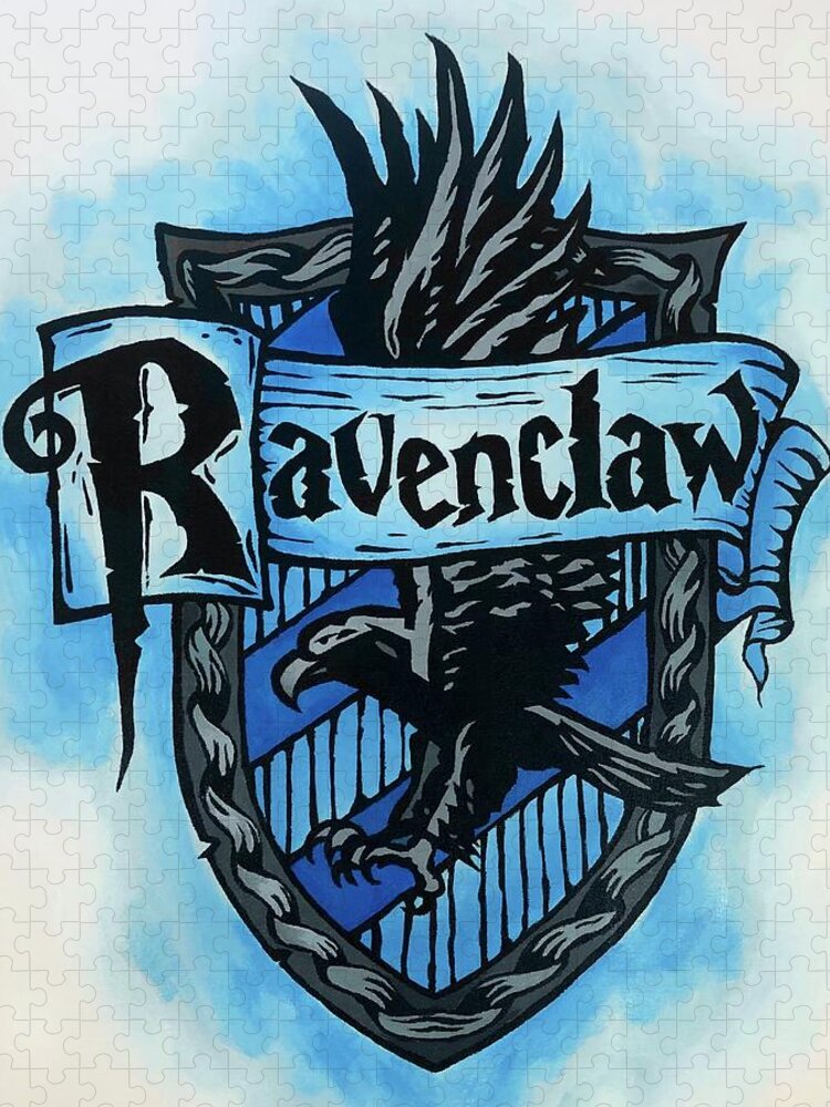 Harry Potter - Ravenclaw Crest - Utilitarian Romance Wooden Jigsaw Puz