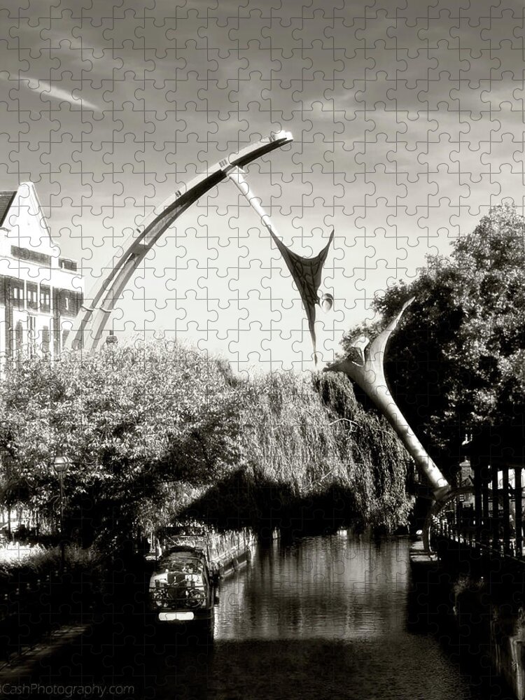 Sculptures Jigsaw Puzzle featuring the photograph Reach by B Cash