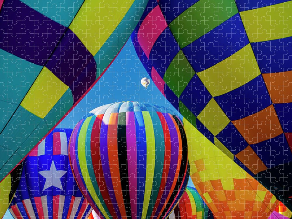 Albuquerque International Balloon Fiesta Jigsaw Puzzle featuring the photograph Ready to Launch by Segura Shaw Photography