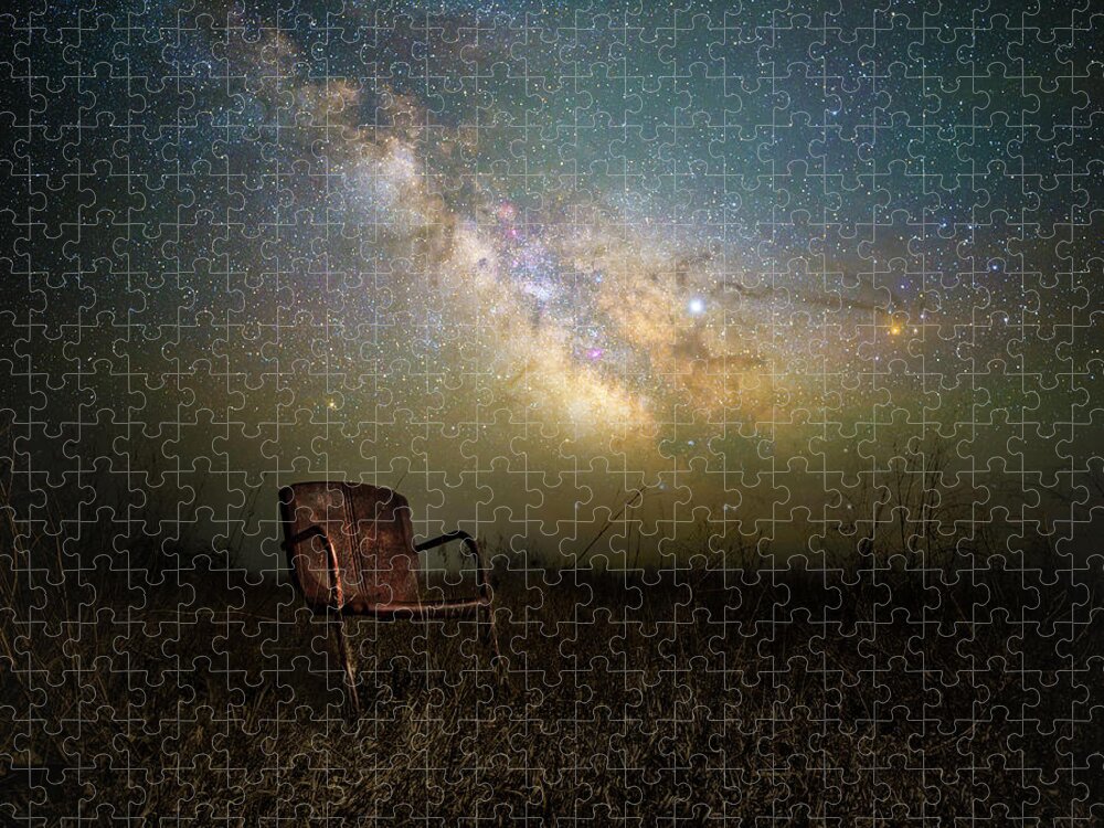 Redneck Planetarium Jigsaw Puzzle featuring the photograph Redneck Planetarium by Aaron J Groen