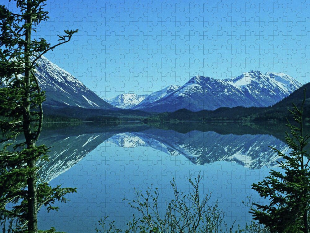 North America Jigsaw Puzzle featuring the photograph Reflections ... by Juergen Weiss