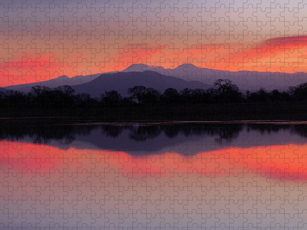 Lake Jigsaw Puzzle featuring the photograph Reflective Serenity by Mike Lee