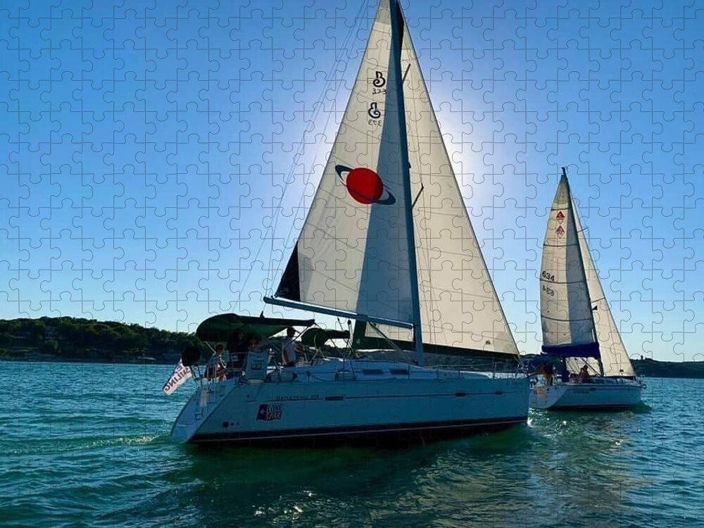 Sailing Jigsaw Puzzle featuring the photograph Regatta by Kelly Smith