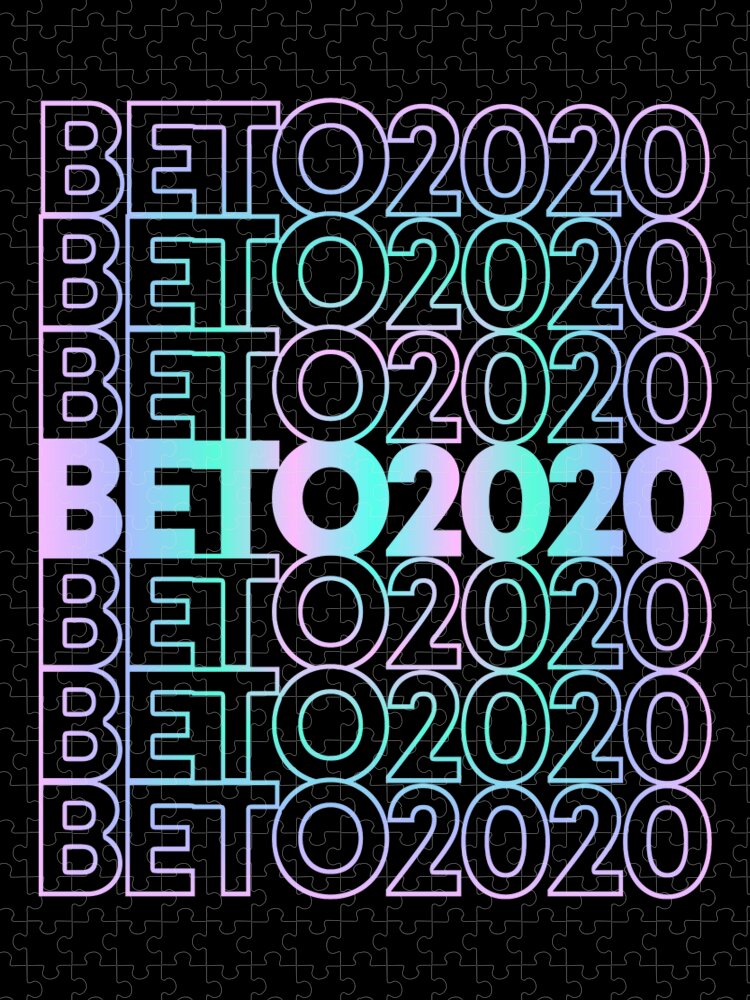 Cool Jigsaw Puzzle featuring the digital art Retro Beto 2020 by Flippin Sweet Gear