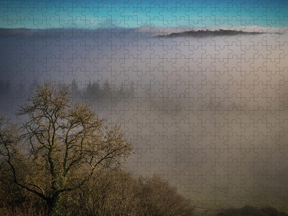 Wales Jigsaw Puzzle featuring the photograph Rising above... by Gavin Lewis