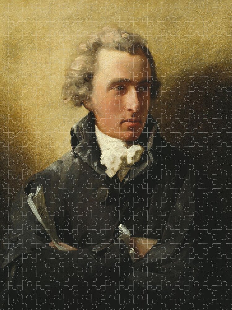 18th Century Painters Jigsaw Puzzle featuring the painting Robert Brown of Newhall by Henry Raeburn