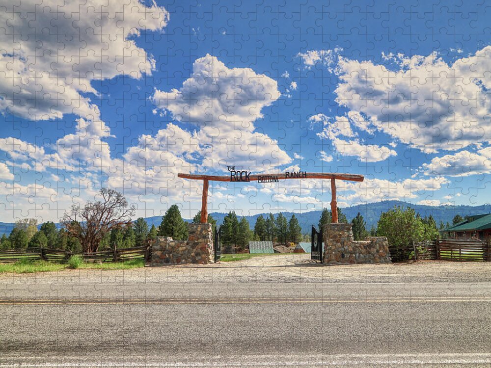 Ranch Jigsaw Puzzle featuring the photograph Rock Bottom Ranch by Loyd Towe Photography