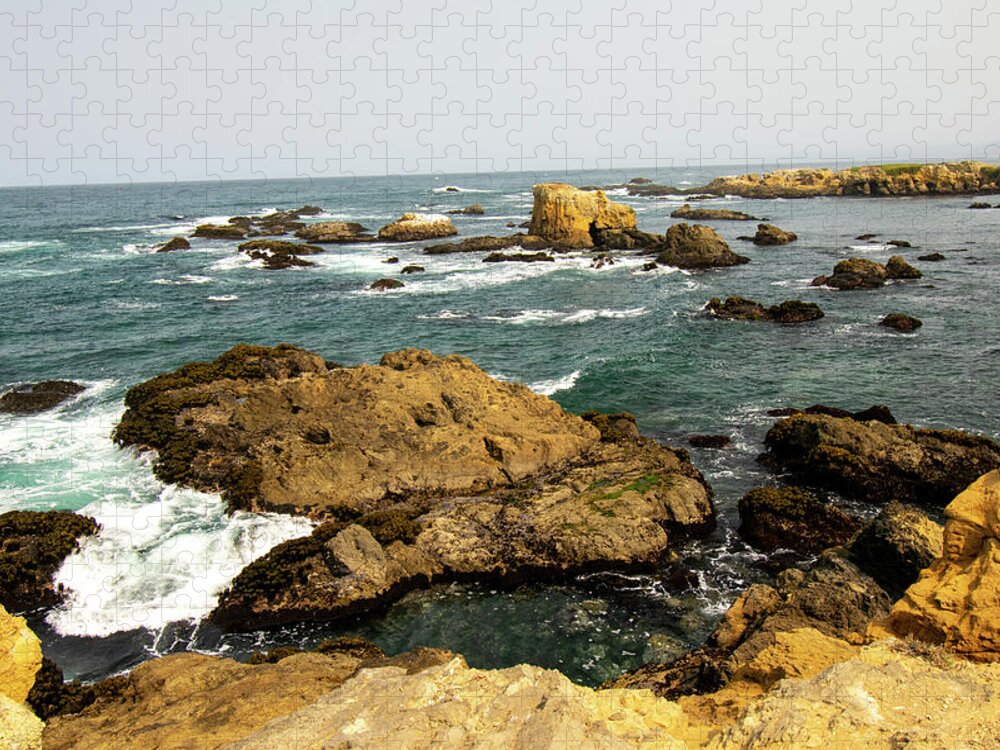 Sea Jigsaw Puzzle featuring the photograph Rocky Cove by Frank Wilson