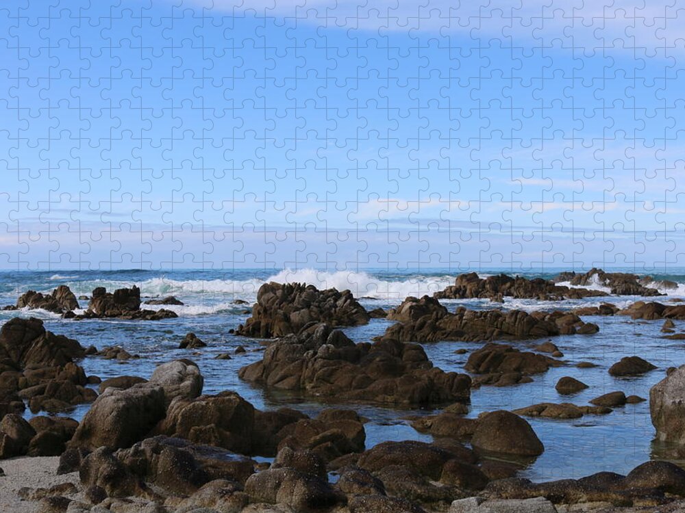Pacific Grove Jigsaw Puzzle featuring the photograph Rocky Sea View by Christy Pooschke