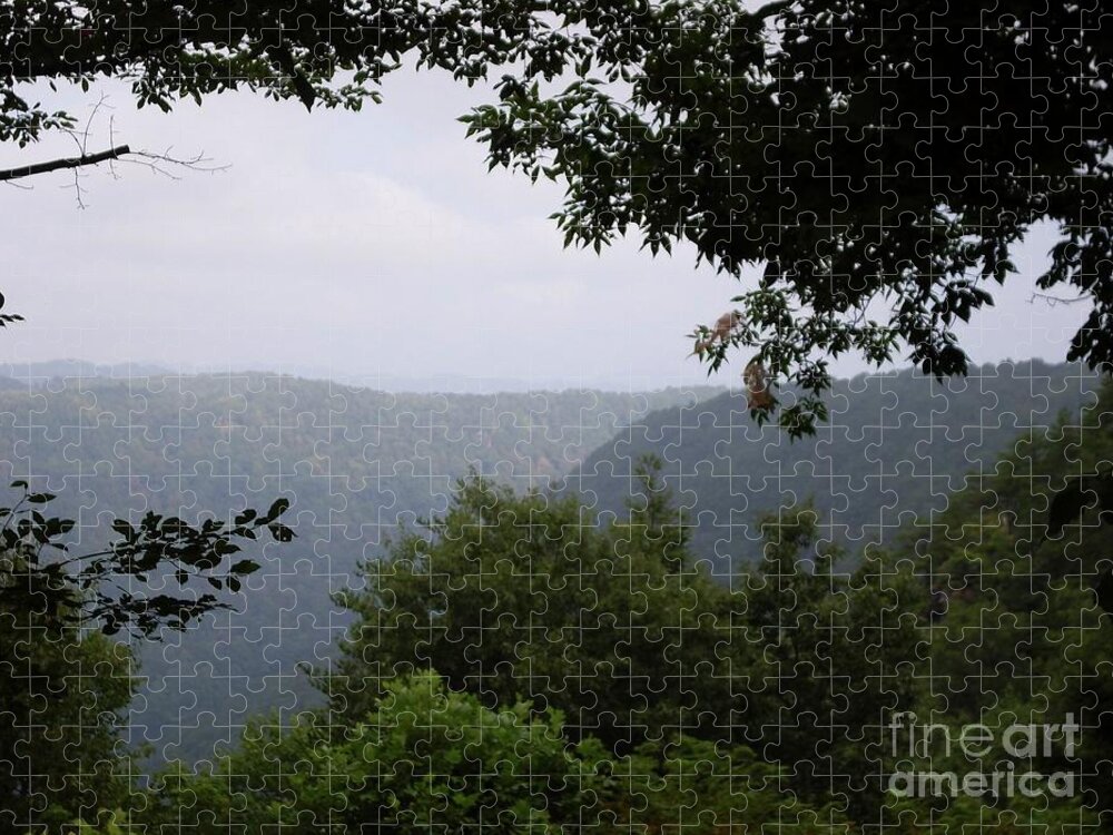 Forest Photography Jigsaw Puzzle featuring the photograph Rolling Hills of West Virginia by Expressions By Stephanie