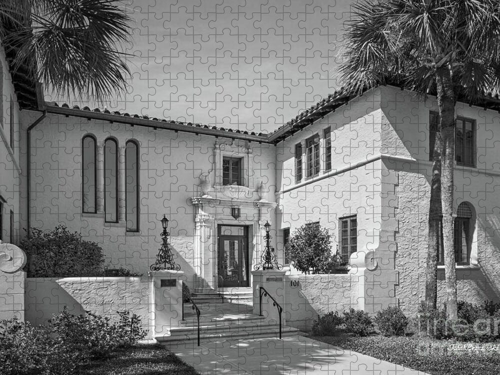 Rollins College Jigsaw Puzzle featuring the photograph Rollins College Warren Administration Building by University Icons