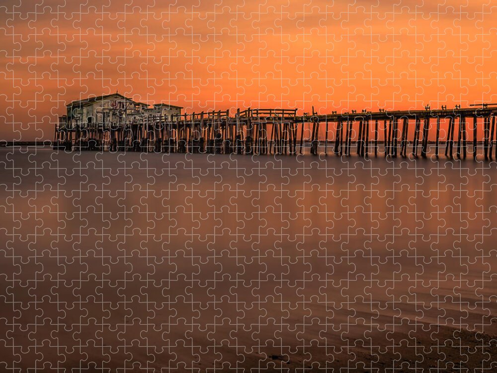 Pier Jigsaw Puzzle featuring the photograph Romeo's Pier by Linda Villers