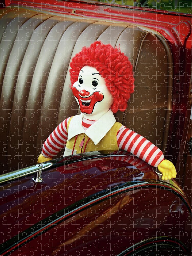 Ronald Jigsaw Puzzle featuring the photograph Ronald Mcdonald doll by Scott Olsen