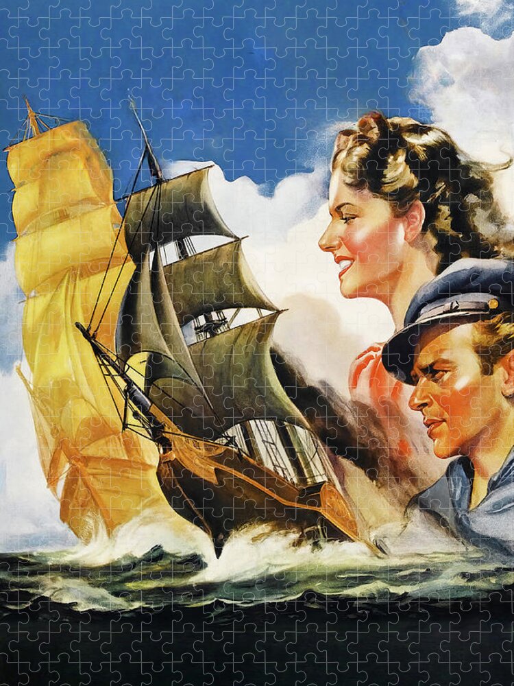 Rulers Jigsaw Puzzle featuring the painting ''Rulers of the Sea'', 1939, movie poster painting by Movie World Posters