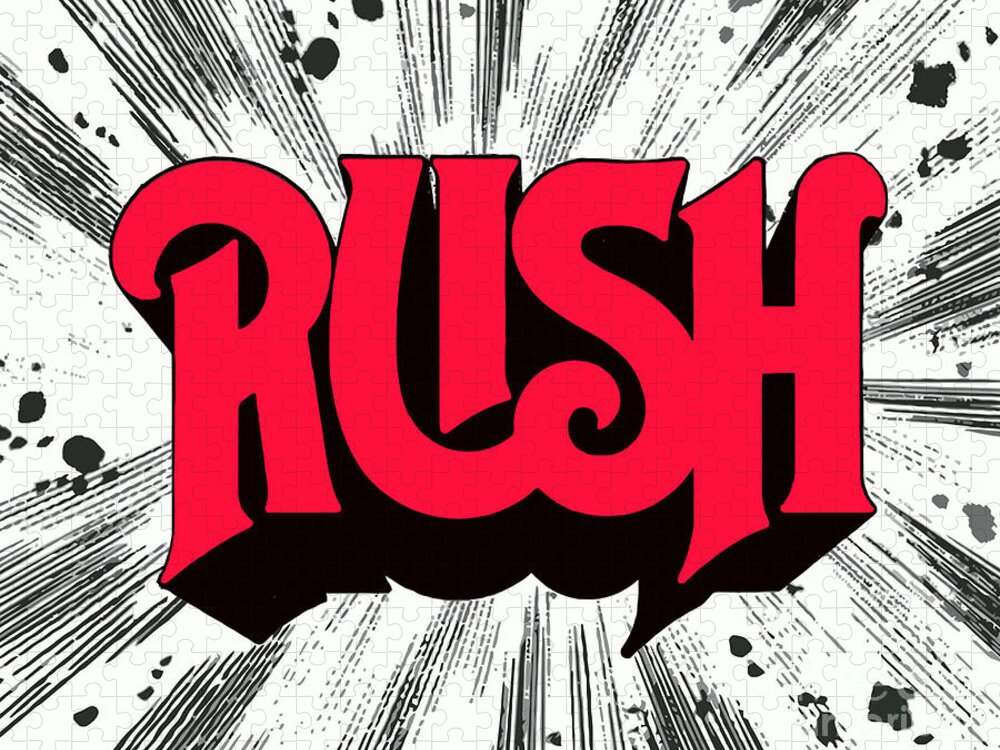 Rush Jigsaw Puzzle featuring the photograph Rush First Album Cover by Action