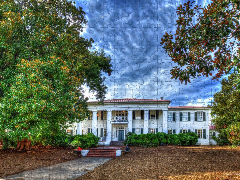 Reid Callaway Sae House Jigsaw Puzzle featuring the photograph S A E House Up Close 2 University of Georgia Athens Georgia Art by Reid Callaway