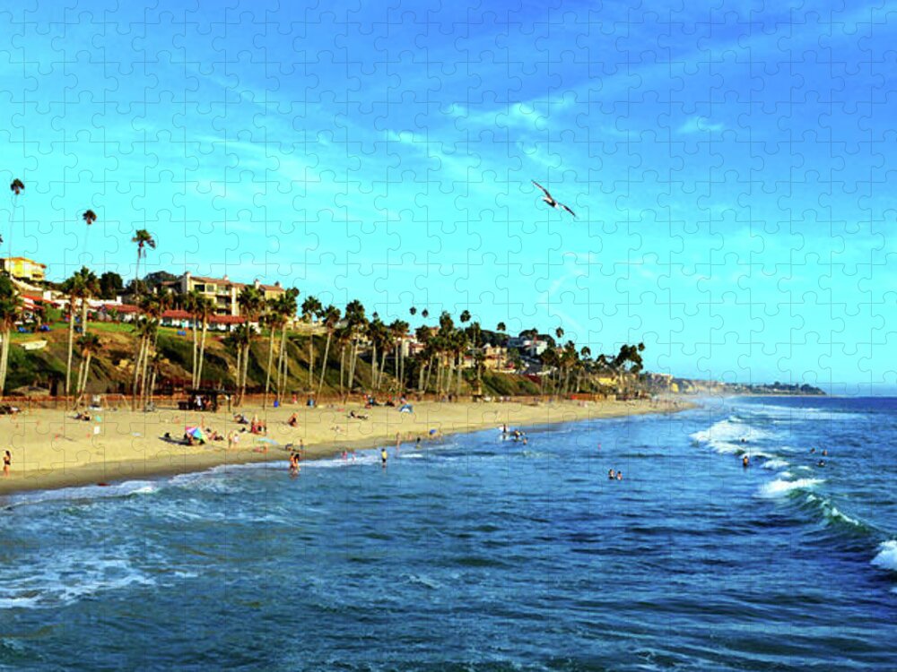 San Clemente Jigsaw Puzzle featuring the photograph San Clemente Coastline - California by Glenn McCarthy Art and Photography
